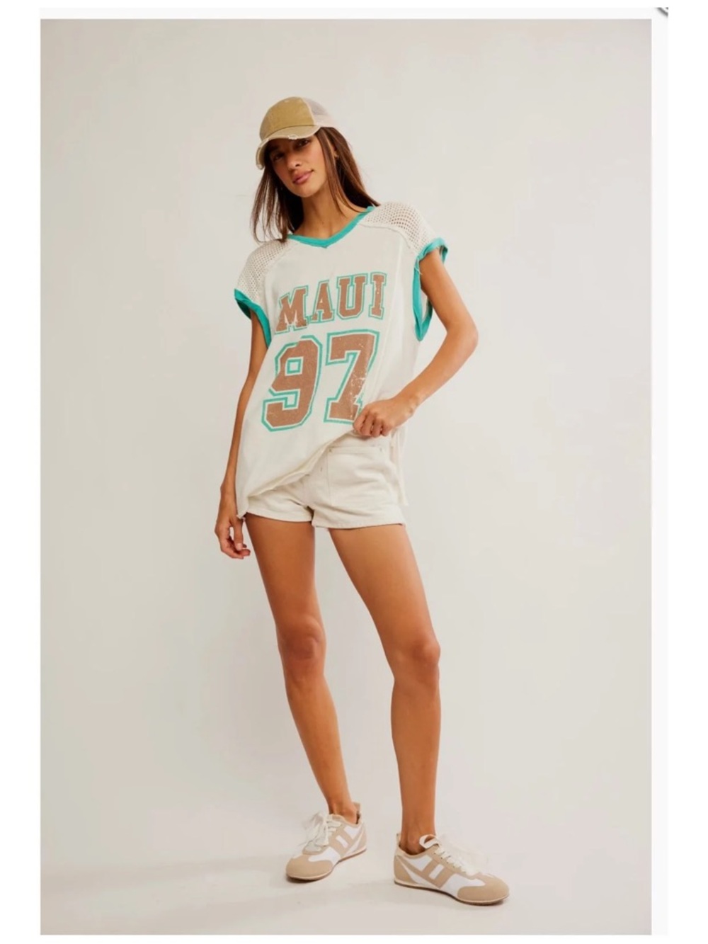 NWT Free People Maui Vibes Tee Size Small